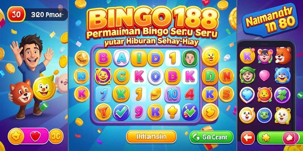 Screenshot gameplay BINGO188 menampilkan suasana bingo yang seru.