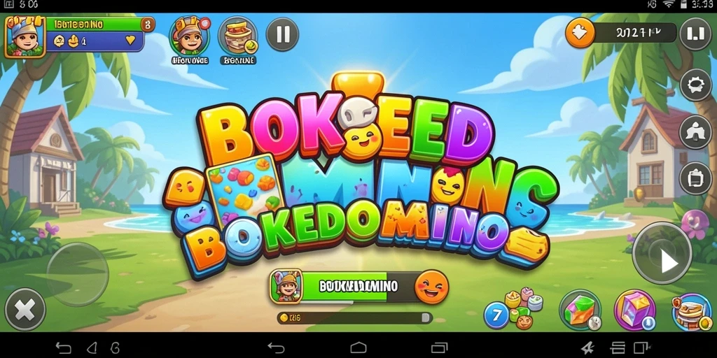 Tangkapan layar gameplay BOKEDOMINO yang menampilkan fitur Utility.