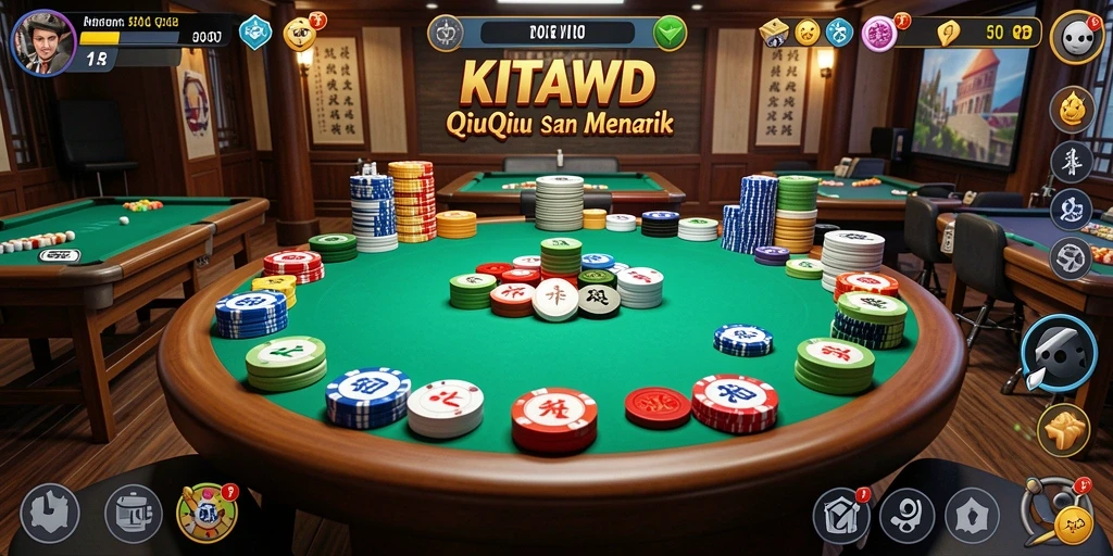 Gameplay menarik QiuQiu di KITAWD dengan grafik yang memukau.