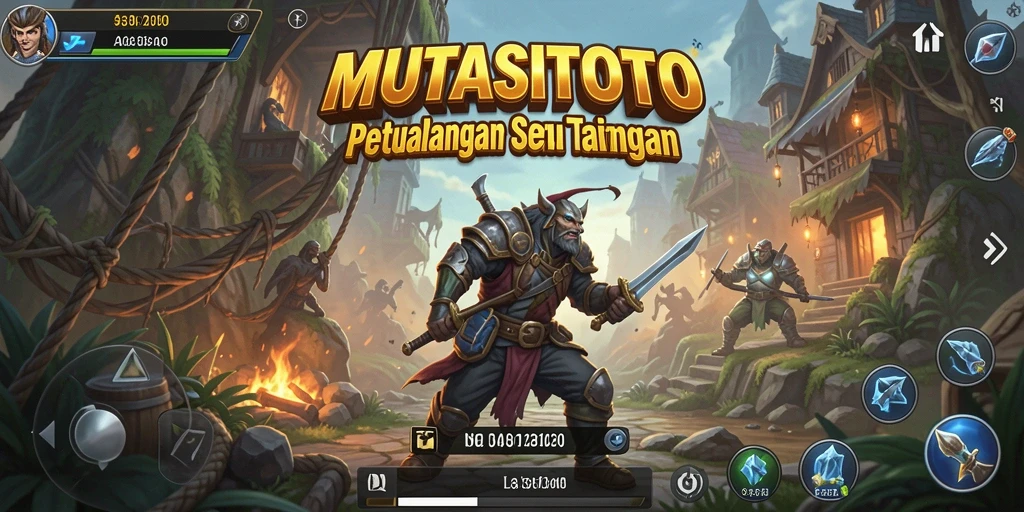 Gameplay MUTASITOTO menampilkan petualangan yang penuh tantangan.