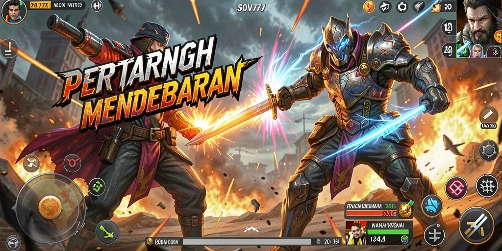 Tangkapan layar dari gameplay SOV777 yang penuh aksi dan tantangan.